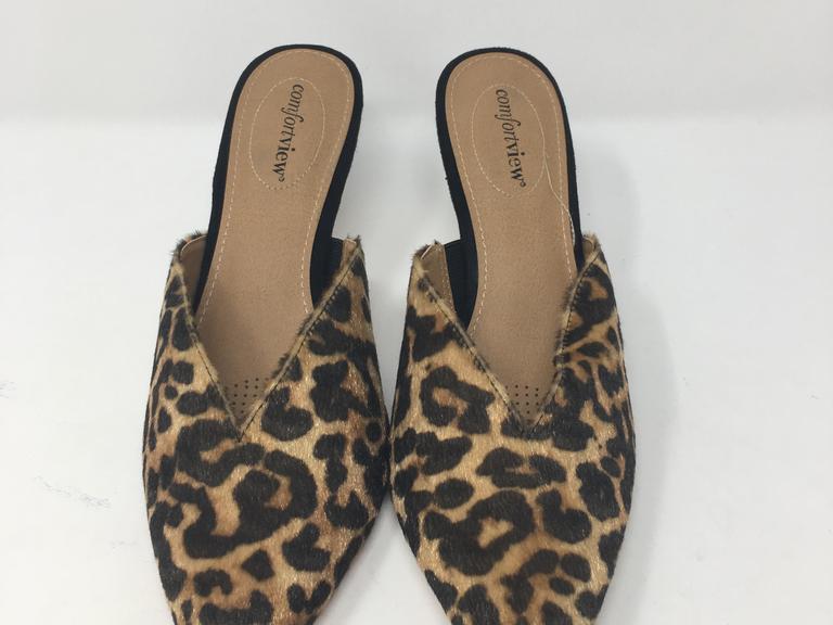cheetah kitten heels
