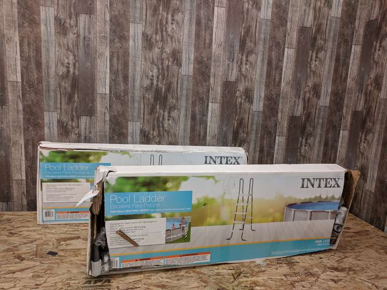 Lot of 2 Intex Pool Ladders for 52" H Pools Dutch Goat