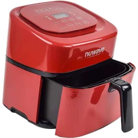 Nuwave Brio Digital Air Fryer, Red 6 Quart Dutch Goat