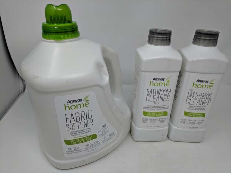Assortment of 3 Amway Products, Fabric Softener, MultiPurpose Cleaner