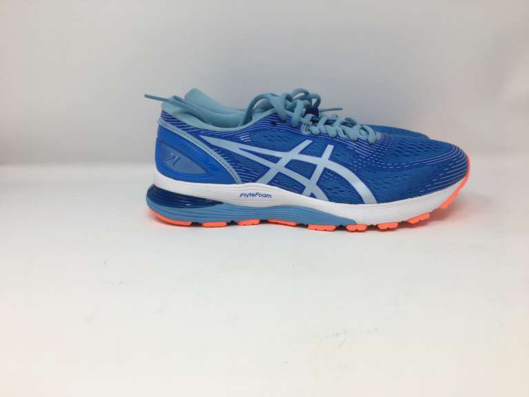 Asics Running Shoes US Size 9 FlyteFoam Gel Nimbus 21 Blue Dutch Goat