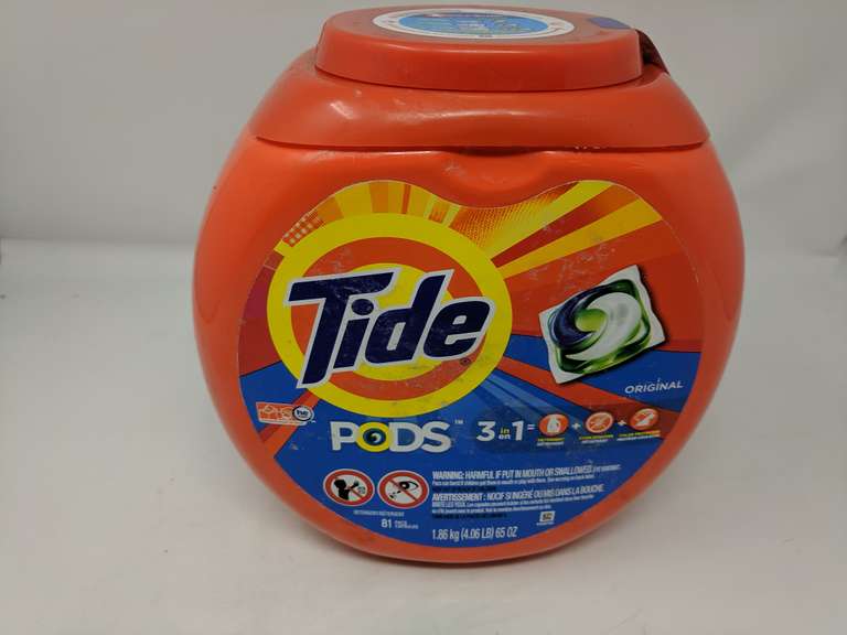 Tide Pods 3 in 1 Original, 81 Pacs Dutch Goat
