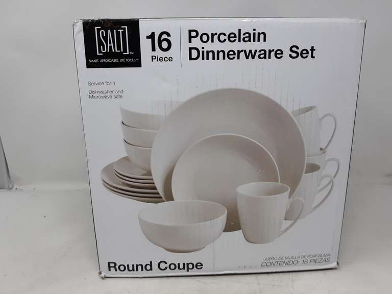Salt 16 Piece Porcelain Dinnerware Set Dutch Goat
