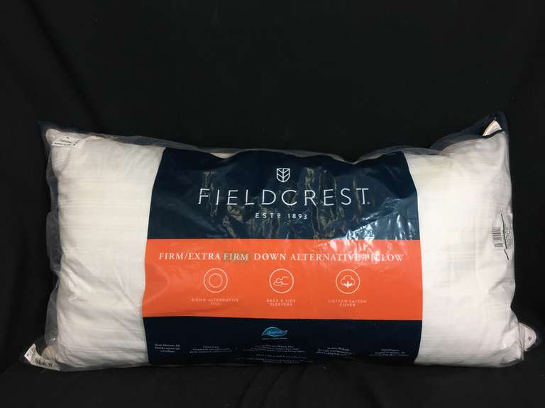 Field Crest Firm/Extra Firm Down Alternative King Size Pillow Dutch Goat