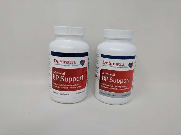 Lot of 2 Dr. Sinatra Advanced BP Support Helps Maintain Blood Pressure