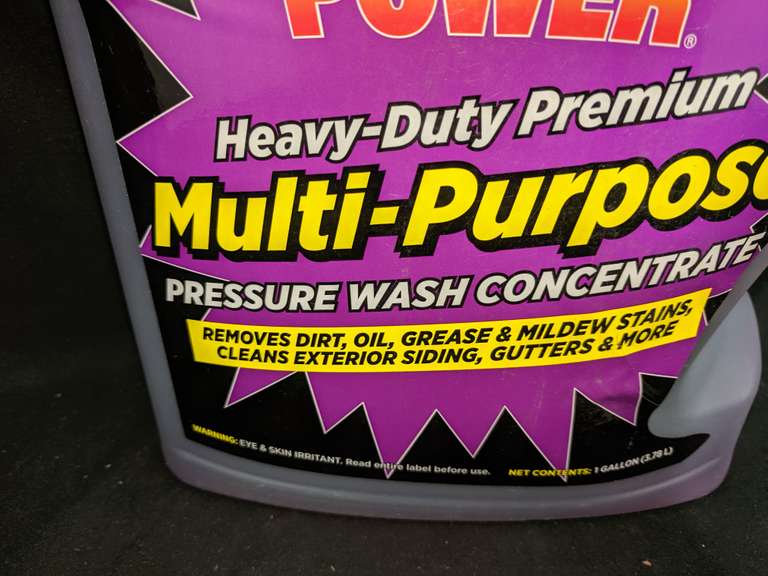 Lot of 2 Purple Power MultiPurpose Pressure Wash Concentrate, 1 Gallon