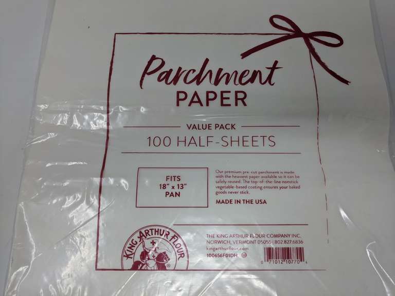 Lot of 2 Parchment Paper Half Sheets 18" x 13" Dutch Goat