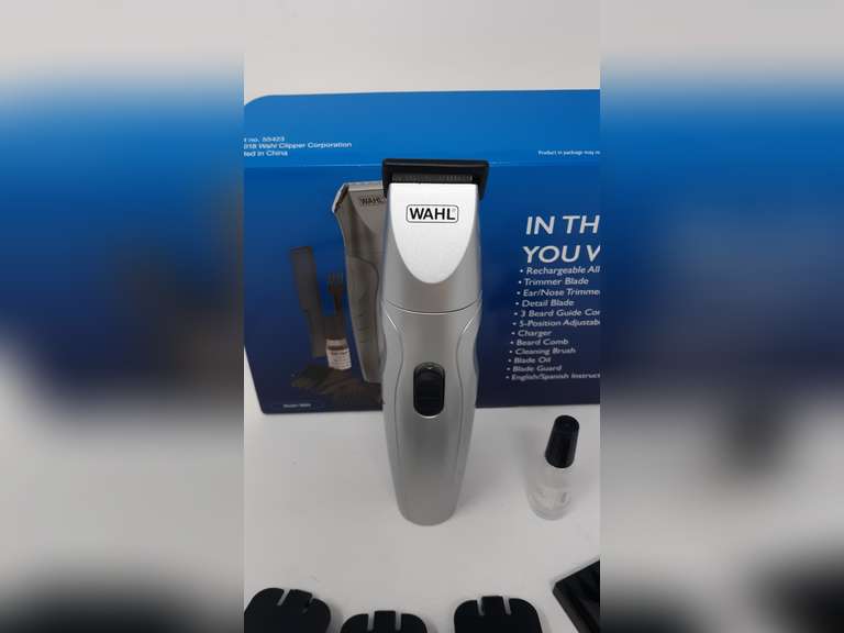 Wahl Rechargeable MultiGroom Trimmer With Self Sharpening Blades 9684