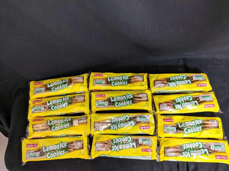 Lot of 12 Uncle Al's Lemon Iced Cookies *Out of Date* Dutch Goat