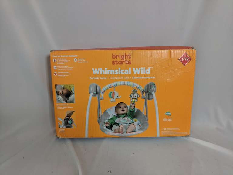 Bright Starts Whimsical Wild Portable Swing Dutch Goat