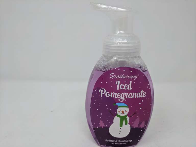 Lot of 4 Spatherapy Ice Pomegranate Foaming Hand Soaps 9.5 Fl. Oz