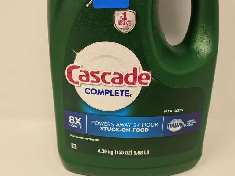 Cascade Complete 155 Oz Dishwasher Detergent Dutch Goat