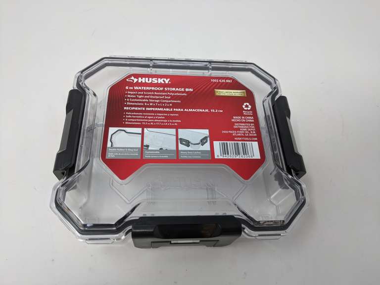 Husky 6" Waterproof Storage Bin Dutch Goat