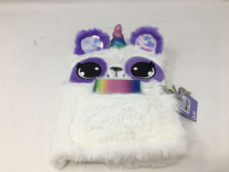 Lot Of 2 Fuzzy Bear Unicorn Diaries Dutch Goat