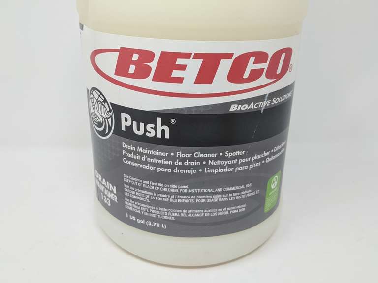 BETCO PUSH Drain Maintainer 1 Gallon Bottle Dutch Goat