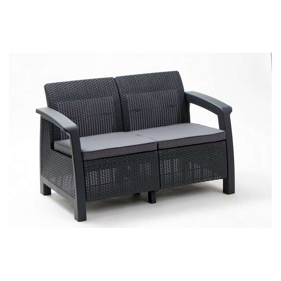Keter Outdoor Sofa Whicker Graphite Dutch Goat