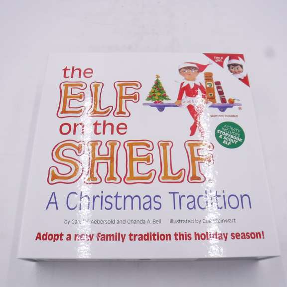 The Elf on the Shelf Girl Light Doll with Book A Christmas Tradition