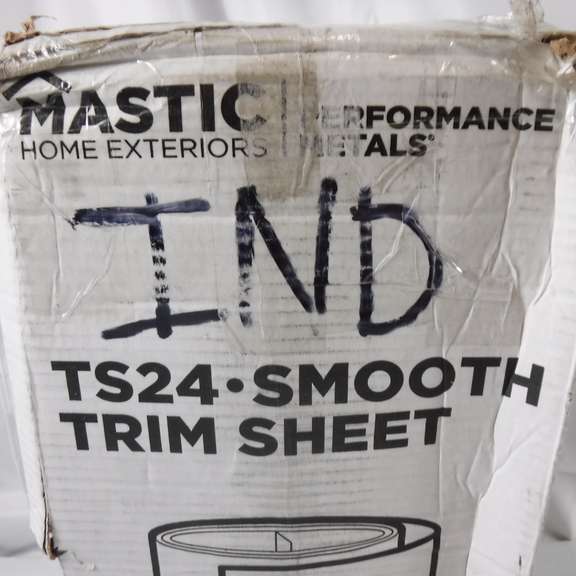Mastic Home Exterior Performance Metal TS24 Smooth Trim Sheet, LoMar