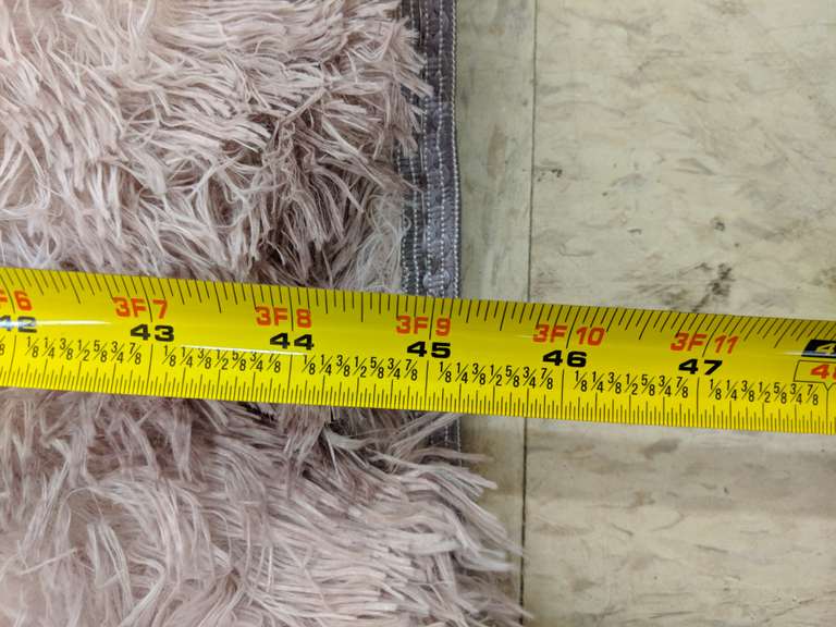 Assortment of 5 Fuzzy Rugs - Smaller Rugs Are 4 Foot x 20 Inch, Larger ...