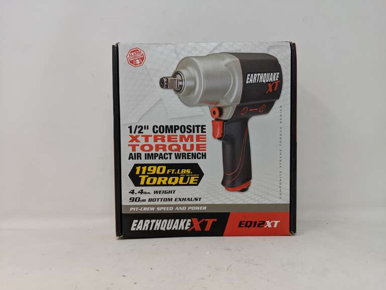 Earthquake Xtreme Torque Air Impact Wrench 1/2 In Composite Dutch Goat