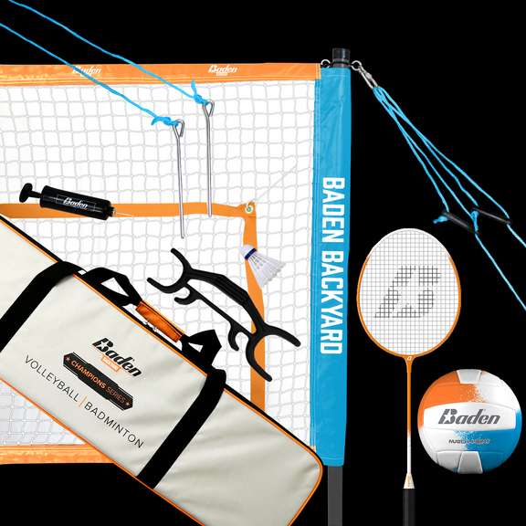 Baden Backyard Champions Volleyball/Badminton Set Dutch Goat