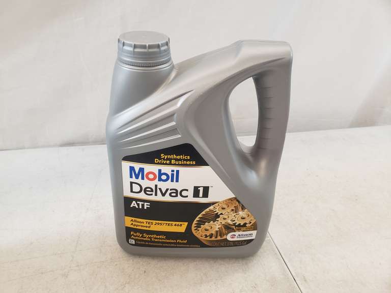 Lot Of 2 Mobil Delvac 1 ATF Fully Synthetic Automatic Transmission 