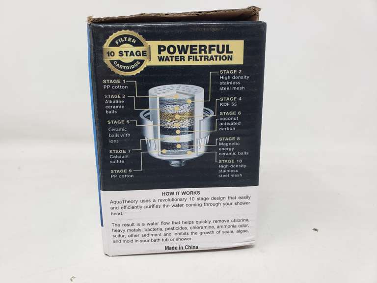 Aqua Theory Shower Filter 10 Stage - Dutch Goat