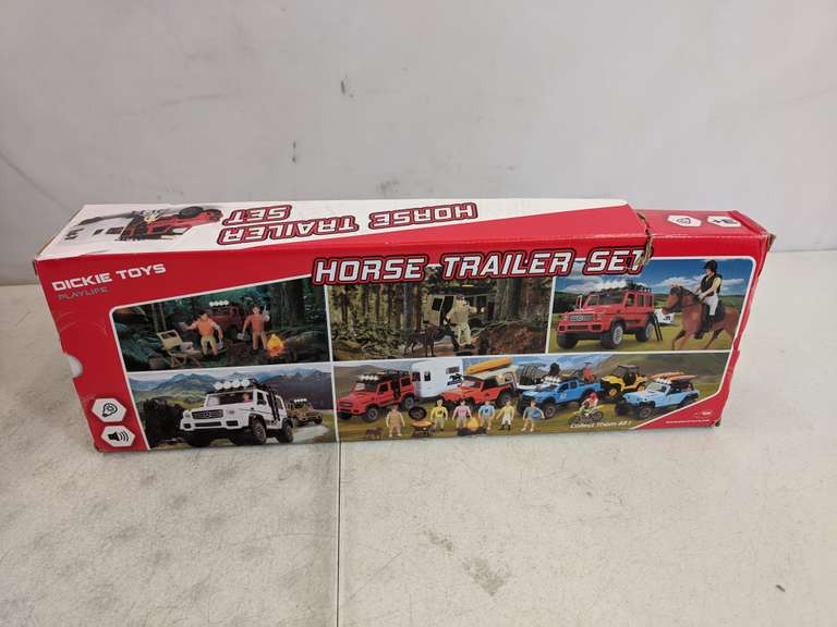 Dickie Toys Play Life Horse Trailer Set Dutch Goat
