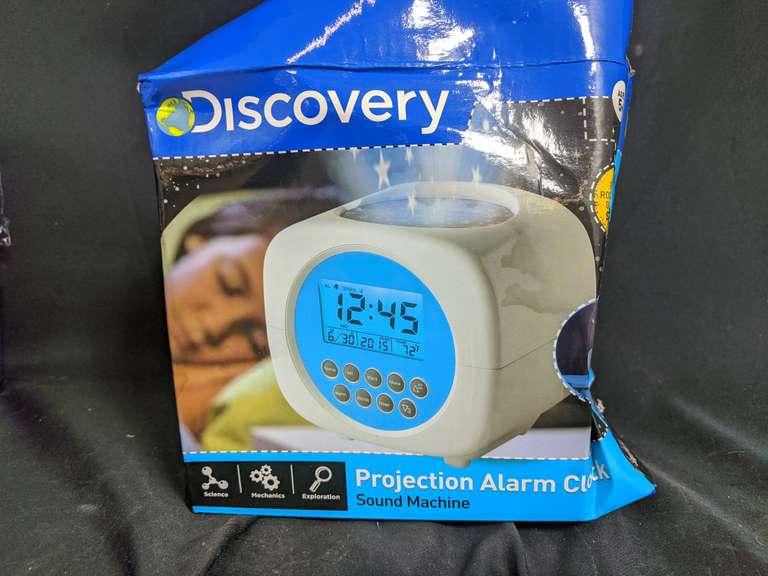 Discovery Projection Alarm Clock Sound Machine Dutch Goat