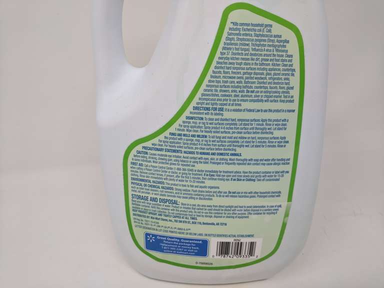 Lot of 4 64 fl oz Great Value All Purpose Cleaner with Bleach Dutch