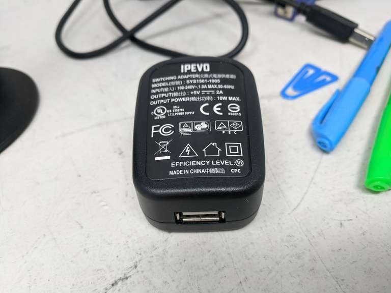 Ipevo VZ1 HD VGA/USB Dual Mode Document Camera Black Dutch Goat