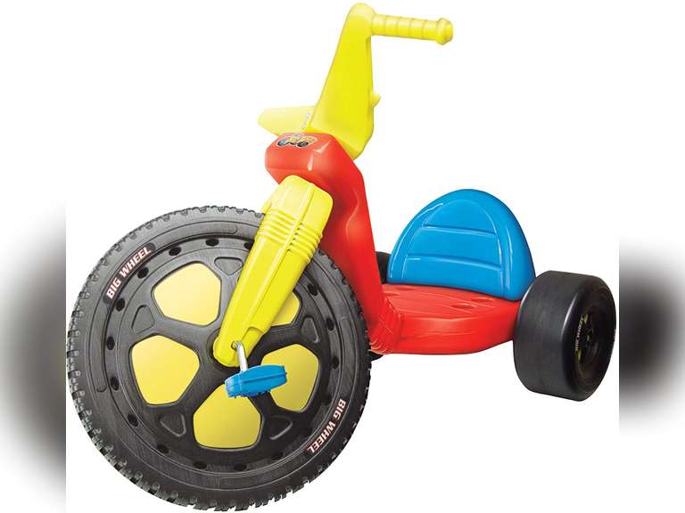 Big Wheel 50th Anniversary Ride-On Toy - 16" Front Wheel, No Brake, Adjustable Seat, Made In USA