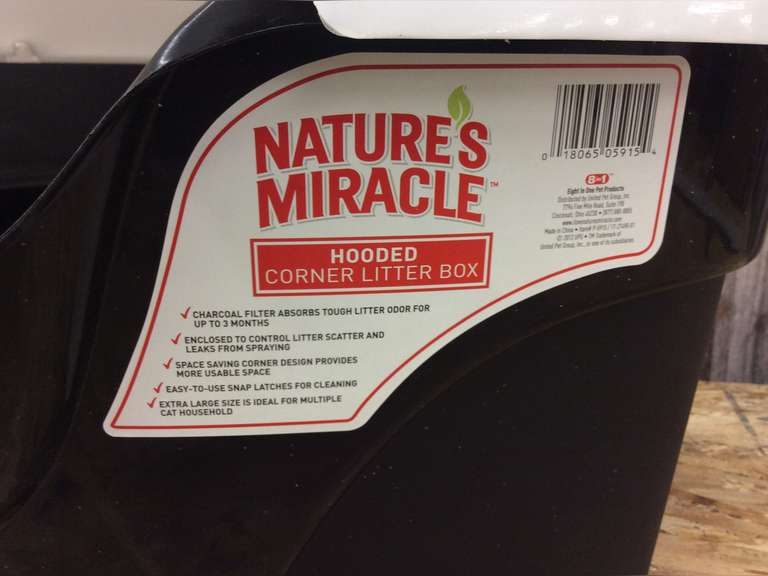natures miracle hooded corner litter box