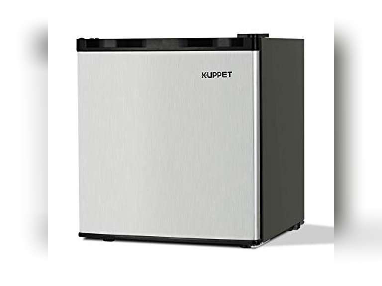 Kuppet Compact Single Door Mini Upright Freezer Stainless Steel