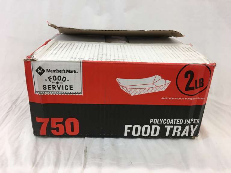 Member's Mark Food Service Polycoated Paper Food Trays 750 ct. Dutch Goat