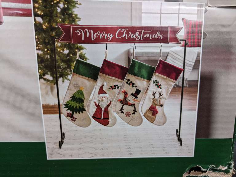 Kirkland's Merry Christmas Stocking Holder *Stockings not included Dutch Goat