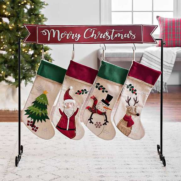 Kirkland's Merry Christmas Stocking Holder *Stockings not included Dutch Goat