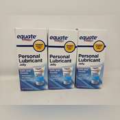 Lot of 3 Equate Personal Lubricant Jelly - 4 oz Each - Dutch Goat