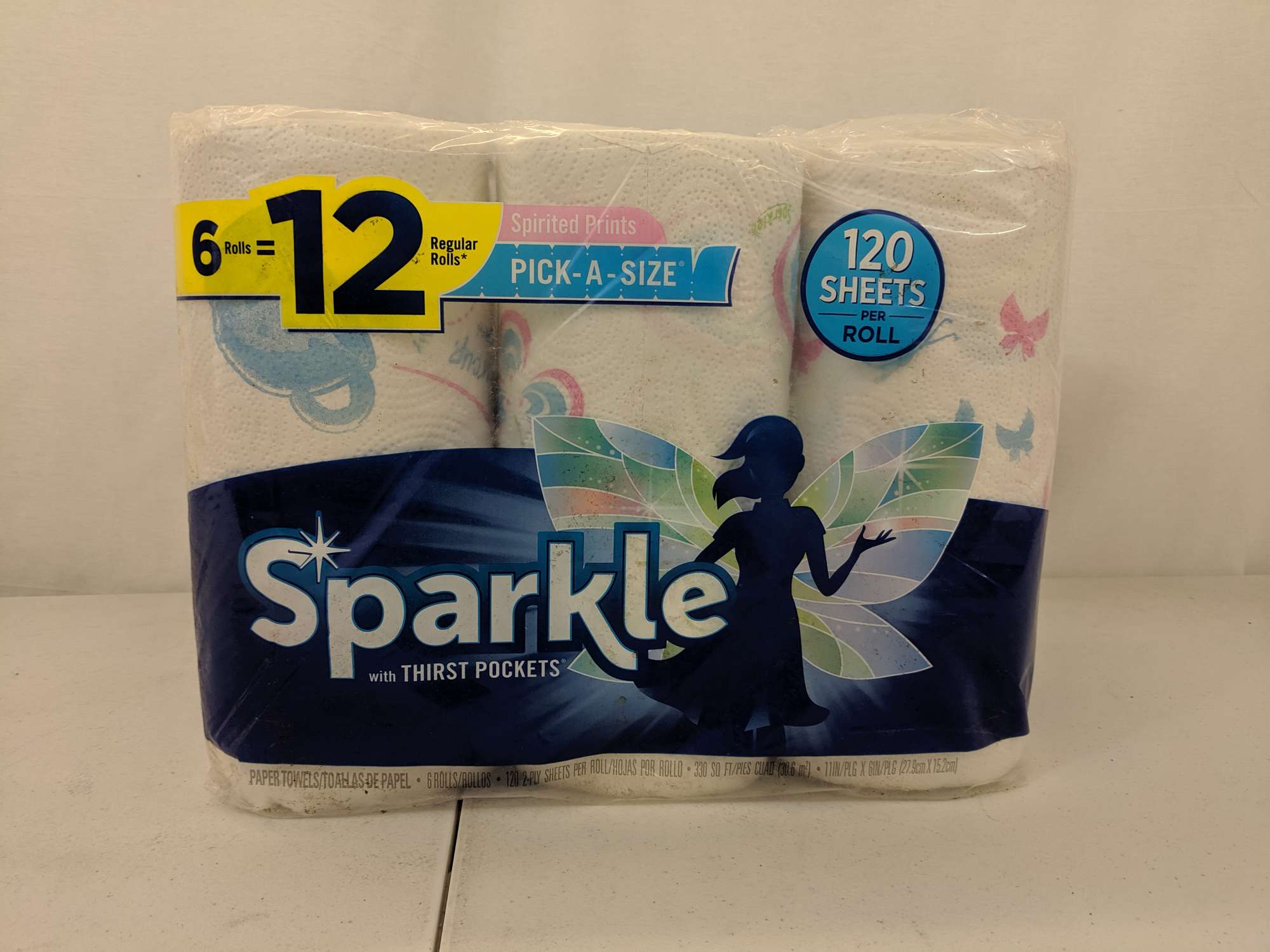 Sparkle Paper Towels Thirst Pockets