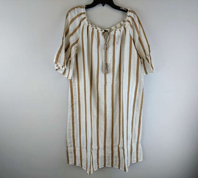 mlle gabrielle dress Palms Double Tie-Neck Tiered Dress