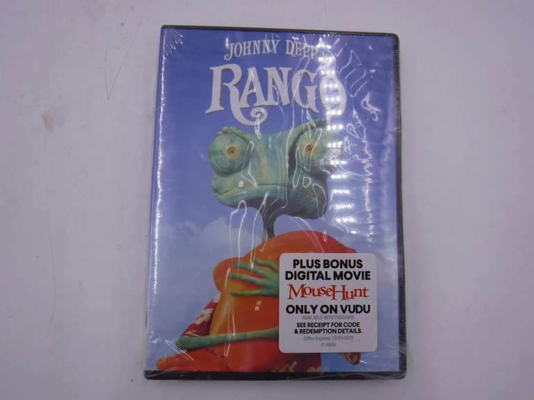Assortment of 4 Kid Movies Johnny Depp is Rango, Shrek