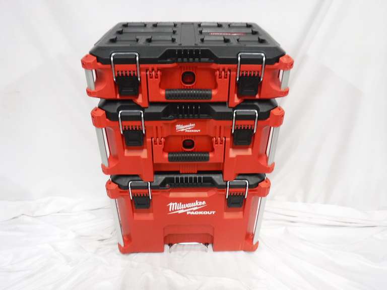 Milwaukee Packout Rolling Modular Stackable Tool Box Storage System ...