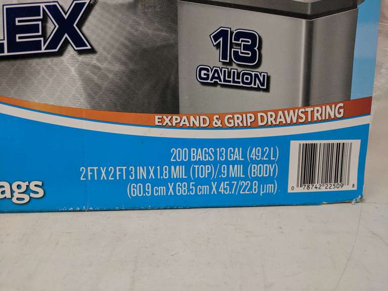 Members Mark Power Flex Tall Kitchen Bags 13 Gallon 200 Total Bags