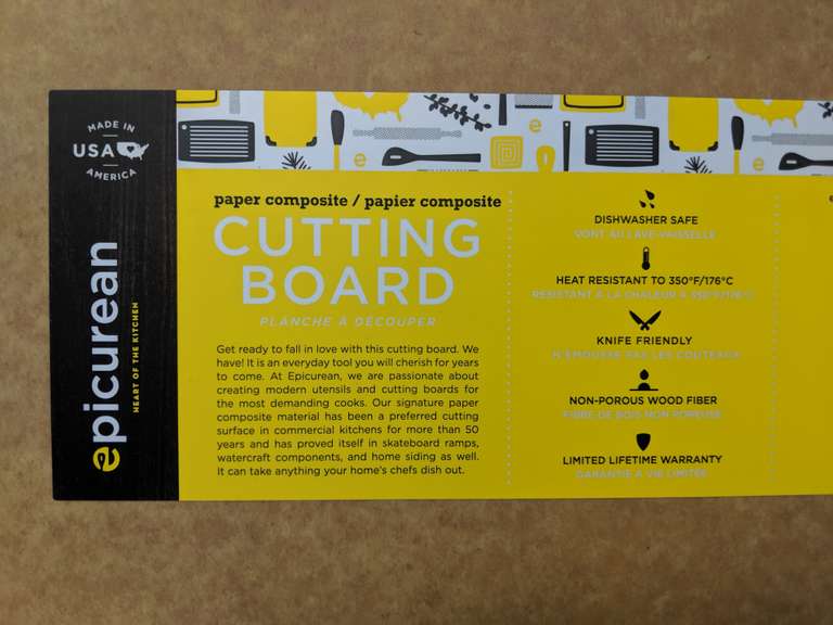 Lot of 4 Epicurean Cutting Boards Approximately 9" x 11.5" Dutch Goat