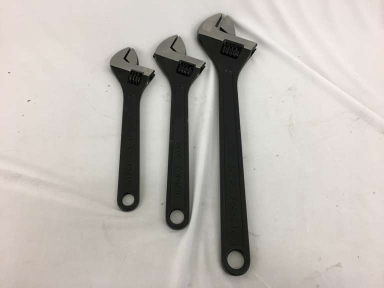 Klutch Black Jumbo Wrench Set 3 Piece Dutch Goat