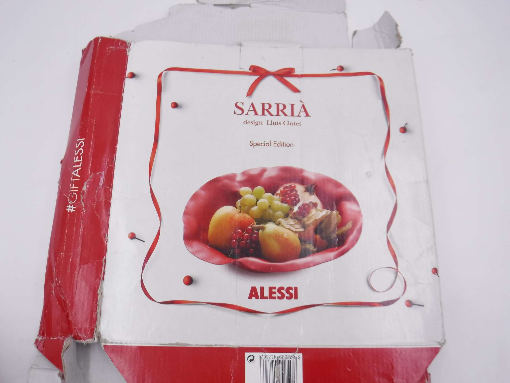 Alessi Sarria Design Lluis Clotet Red Fruit Bowl Special Edition