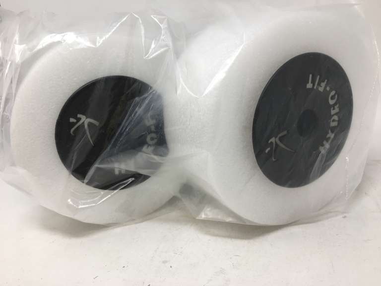 Set of 2 Hydro Fit Hand Buoys Water Weights White and Black Dutch Goat