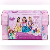 disney princess dress up trunk 27 piece set costumes Disney Princess - 27 Piece Dress Up Trunk with Accessories