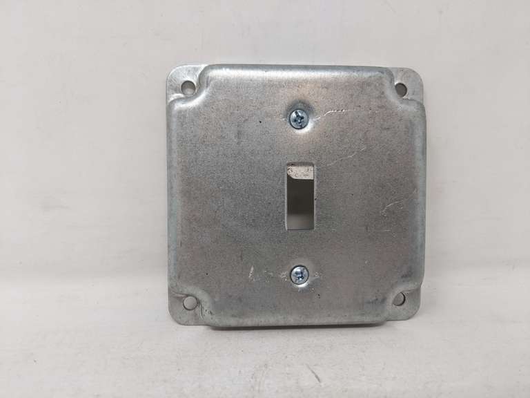 Assortment of 8 Steel City, Snap Power & Red Dot Outlet Switch Cover