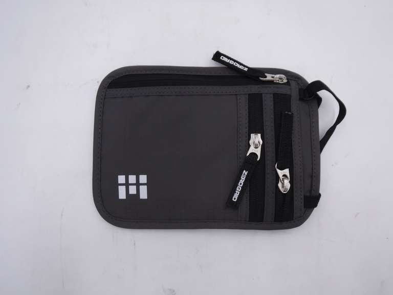 Zero Grid Neck Wallet w/RFID Blocking Concealed Travel Pouch